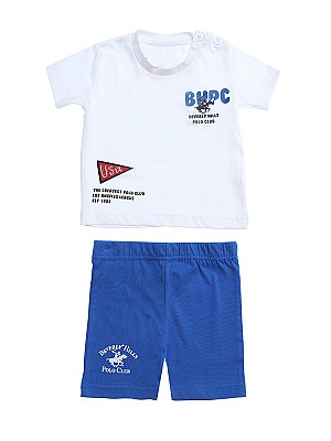 Σετ Polo Beverly Hills 9-12 μηνών - WHITE