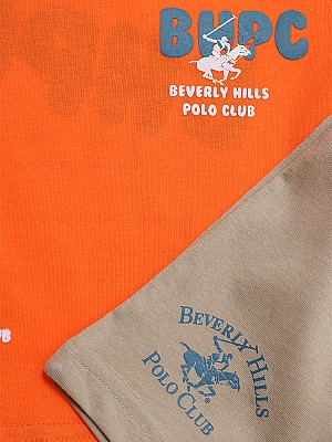 Σετ Polo Beverly Hills 9-12 μηνών - ORANGE