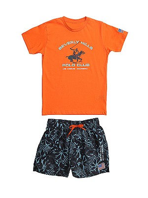 Σετ Μαγιό Polo Beverly Hills 8-16 ετών - ORANGE