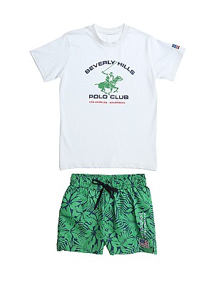 Σετ Μαγιό Polo Beverly Hills 8-16 ετών - WHITE