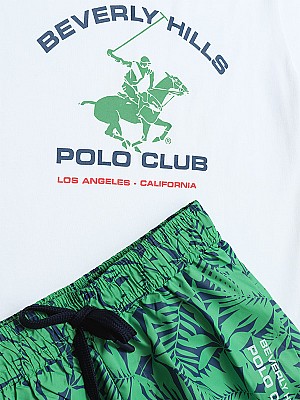 Σετ Μαγιό Polo Beverly Hills 8-16 ετών - WHITE