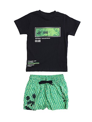 Σετ Μαγιό Polo Beverly Hills 3-7 ετών - BLUE