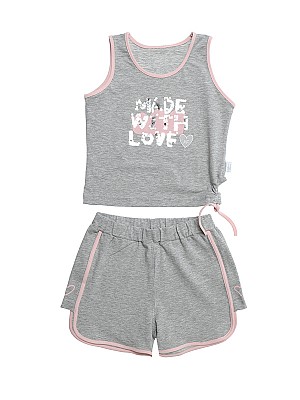 Σετ With Love 2-6 ετών - GREY MELANZE