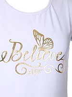 Μπλούζα BELIEVE  2-16 ετών - WHITE