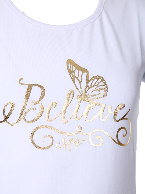 Μπλούζα BELIEVE  2-16 ετών - WHITE