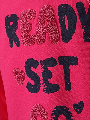 Σετ φόρμα Ready set go 2-6 ετών - FUCHSIA