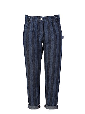 Παντελόνι Denim Stripe 8-16 ετών - BASIC