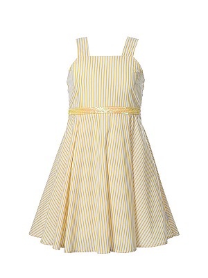 Φόρεμα Candy Stripe 8-16 ετών - YELLOW
