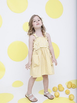 Φόρεμα Yellow Daisy 2-6  ετών - YELLOW