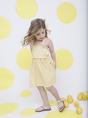 Φόρεμα Yellow Daisy 2-6  ετών - YELLOW