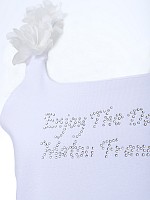 Μπλούζα Enjoy The day 8-16 ετών - WHITE