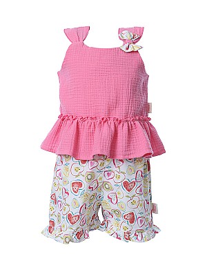 Σετ Fruits All In  2-6 ετών - FUCHSIA