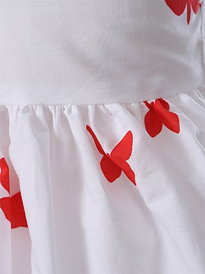 Φόρεμα Red Butterfly 6-18 μηνών - WHITE