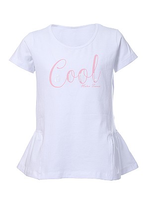 Μπλούζα Cool Girl 8-16 ετών - WHITE