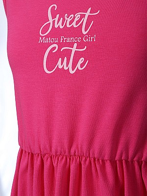 Φόρεμα Cute Girl 2-6 ετών - FUCHSIA