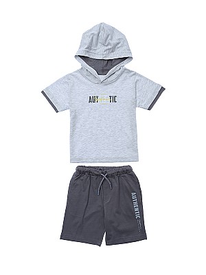 Σετ Authentic 2-6 ετών - GREY MELANZE