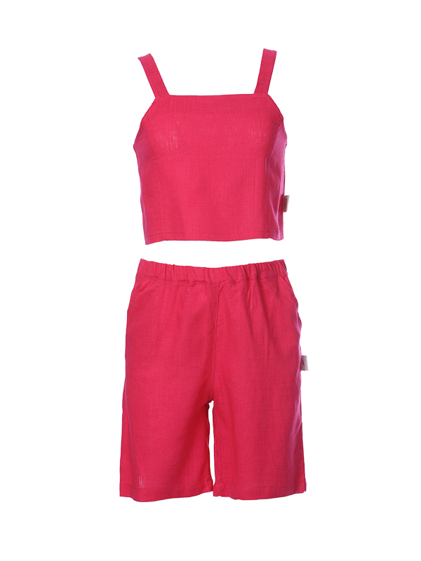Σετ Βερμούδα Be Fresh 8-16 ετών - FUCHSIA