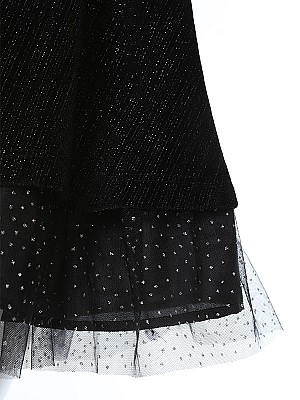 Φούστα Midnight Sparkle 8-16 ετών - BLACK